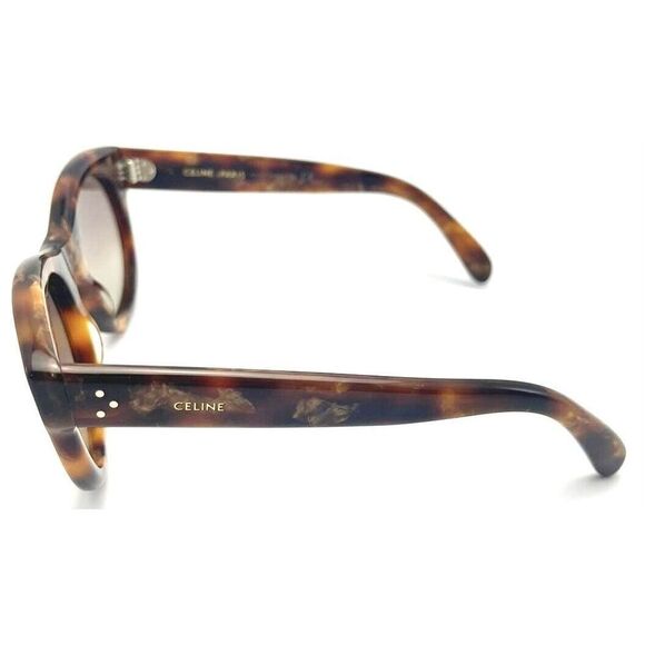 NEW CELINE PARIS CL 40170I 52F HAVANA AUTHENTIC SUNGLASSES 53-22 145 - Picture 2 of 3